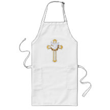 Dove and Cross Apron