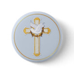 Dove and Cross Buttons
