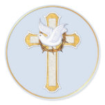 Dove and Cross Sticker