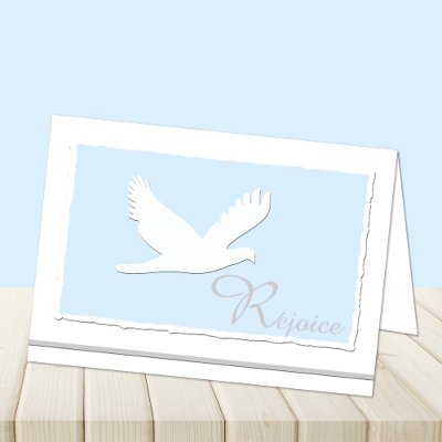 Dove Christian Religious Easter Greeting Card by KathyHenis