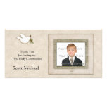 Dove, Cross, Tan, Religious Photo Card