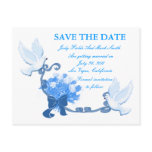 Dove Custom Save The Date Postcard