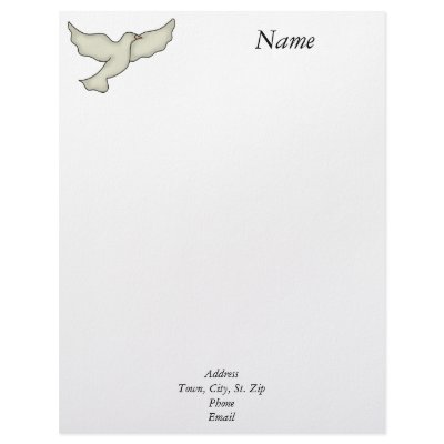 Dove Letterhead by forbes1954
