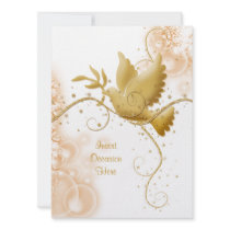 Dove n swirls catholic wedding