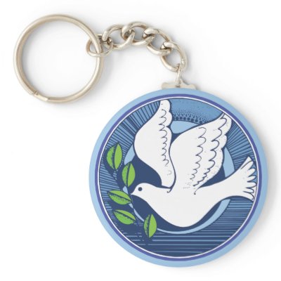 Dove of Peace Keychain by cutechristmas