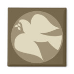 Dove of Peace Sign Refrigerator Magnets