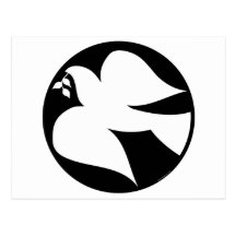 Dove of Peace Sign Post Cards