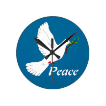 Dove/Peace Clock