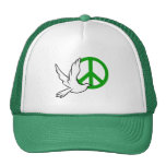 dove peace mesh hats