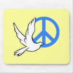 dove peace mouse pads