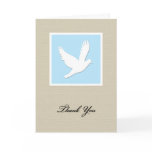 Dove Sympathy Thank You Card