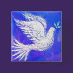 Dove with Olive Branch Button buttons