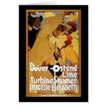 Dover Ostend Line Turbine Steamer cards
