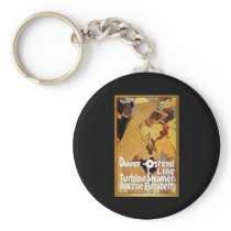 Dover Ostend Line Turbine Steamer keychains
