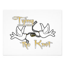 Doves Bride Tshirts and Gifts Invitation
