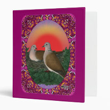 Doves Framed Binder