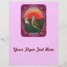 Doves Framed Custom Flyer