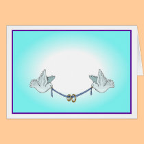 Doves notecard cards