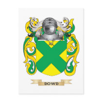 Dowd Coat of Arms Post Card