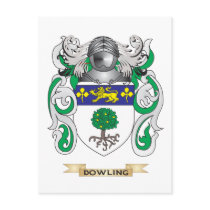 Dowling Coat of Arms Postcard
