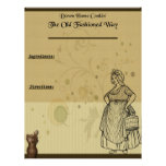 Down Home Cooking- Recipe Page Insert Custom Letterhead