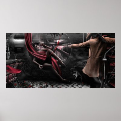 Down n Out Print by IanEssom