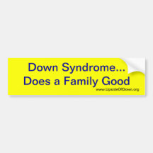 Down Syndrome Awareness bumper sticker