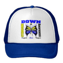 Down Syndrome Awareness Butterfly Trucker Hats