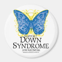 Down Syndrome Butterfly Magnets