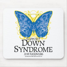 Down Syndrome Butterfly Mousepad
