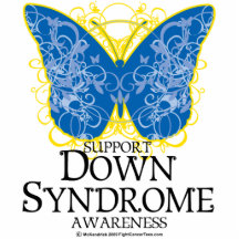 Down Syndrome Butterfly Photo Sculpture