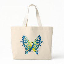 Down Syndrome Butterfly Ribbon Bags