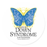 Down Syndrome Butterfly Stickers