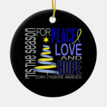 Down Syndrome Christmas 1 Ornaments