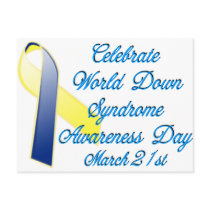 Down Syndrome Day Post Card