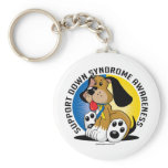 Down Syndrome Dog Keychain
