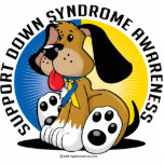 Down Syndrome Dog Photo Cutout