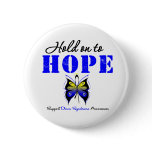 Down Syndrome Hold On To Hope Pinback Button