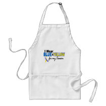 Down Syndrome I Wear Blue & Yellow For My Cousin 2 Apron