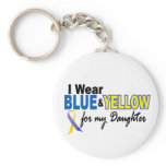 Down Syndrome I Wear Blue & Yellow For My Daughter