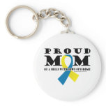 Down Syndrome Proud Mom Keychains