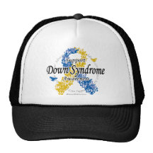 Down Syndrome Ribbon of Butterflies 2 Hats