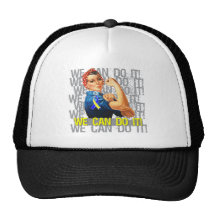 Down Syndrome Rosie WE CAN DO IT Hat
