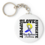 Down Syndrome Support Advocate Love Key Chain