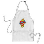 Down Syndrome Tattoo Heart Aprons