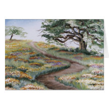 "Down the Beaten Path" Greeting Card