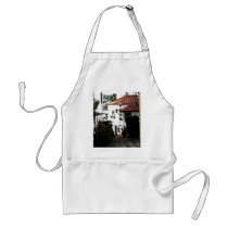 Down the Street in Obidos Portugal Aprons