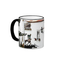 Down the Street in Obidos Portugal Mug