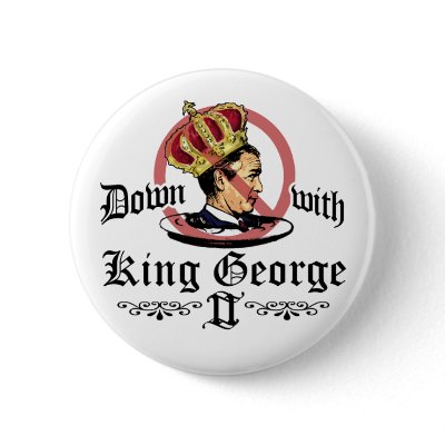 Down With King George Button by buttonZup