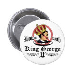 Down With King George Button